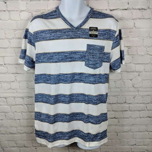 Ocean 81 Striped Short Sleeve Tee - Picture 1 of 3